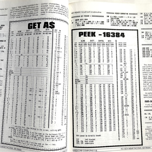 Hardcore Computing 1983 Issue #3 Volume 1 graphics & programing 72 pages. - Picture 7 of 11